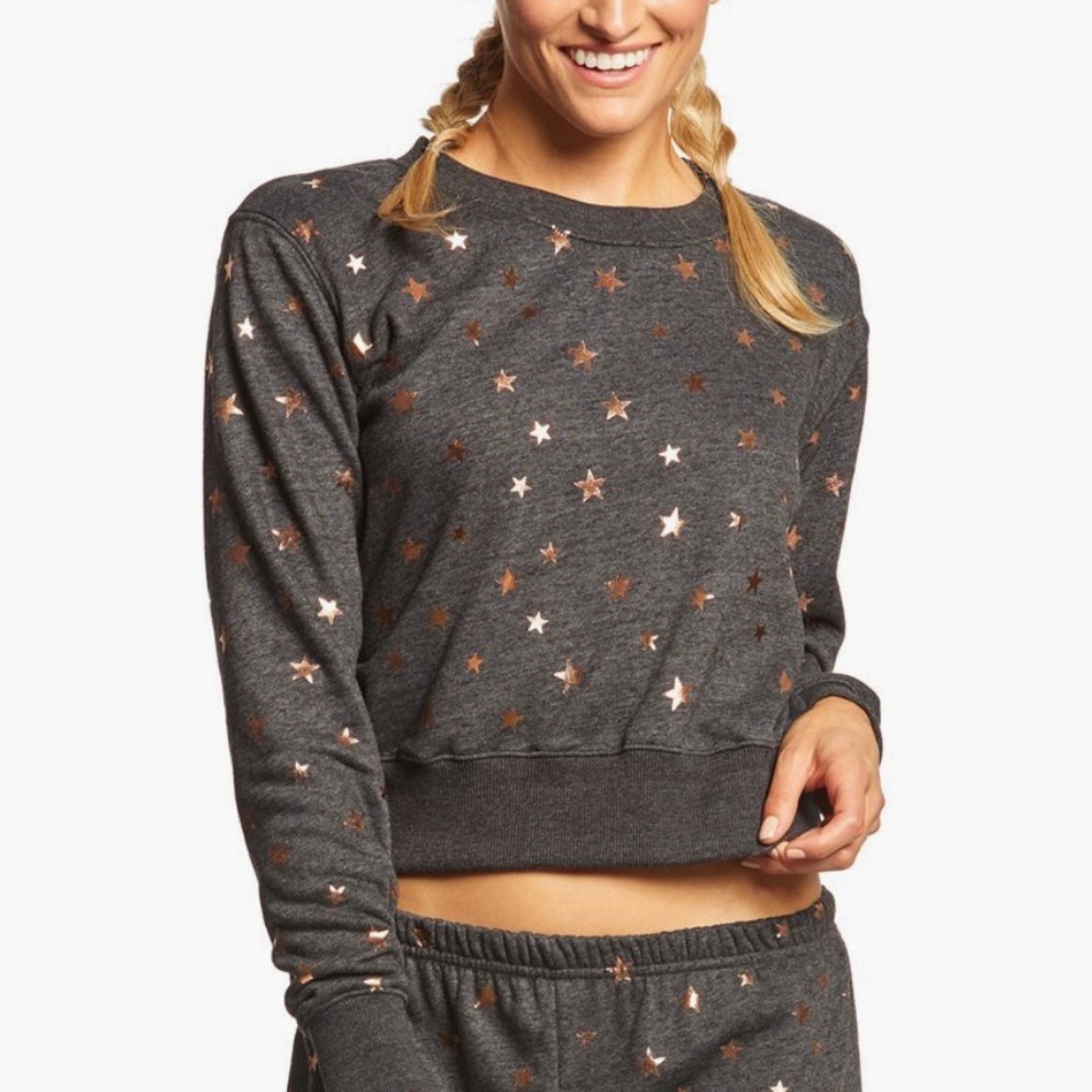 Spiritual Gangster cropped crew neck sweater